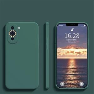 M.TK Moveteck Huawei Nova 12S Kılıf Lansman Kamera Korumalı Içi Kadife Yumuşak Renkli Silikon Kapak Mat Hisli Süet Liquid