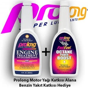 Prolong Motor Yağı Katkısı + Benzin Yakıt Katkısı Hediye