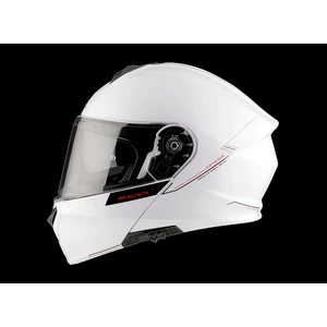 Mt Helmets Kask mt Genesis Sv A2 Çene Açılır Parlak Beyaz