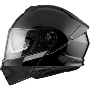 Mt Helmets Kask mt Genesis Sv A2 Çene Açılır Parlak Siyah