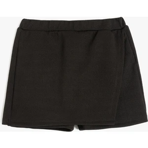 Beli Lastikli Basic Mini Şort Etek