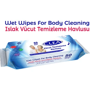 Clea Fantasy Vücut Temizleme Havlusu 50 Adet