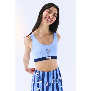 Stitch Removable Padded Açık Mavi Üst - Stitch Koleksiyonu