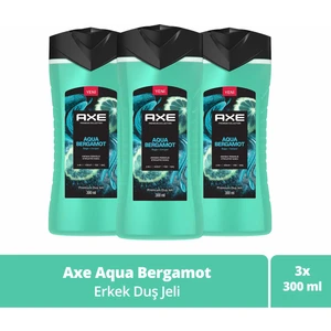 Premium Collection Duş Jeli Aqua Bergamot 3 In 1 Vücut Saç Yüz 300 ml X3