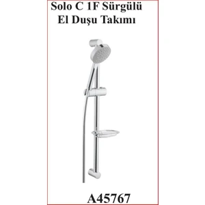 (-A45676-)-Sürgülü Duş Seti Solo C1F