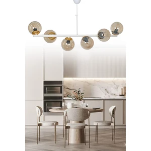 ŞL Şef Light Altina 6'li Beyaz Modern Lüks Avize