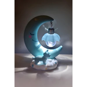 Dekoratif Bebek Çocuk Odası Ay Şekilli LED Gece Lambası Masaüstü LED Işık Masa & Gece Lambası 14  cm
