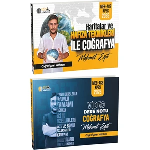 Mehmet Eğit MEB-AGS KPSS Hafıza Teknikleri Coğrafya ve Coğrafya Video Ders Notu Seti
