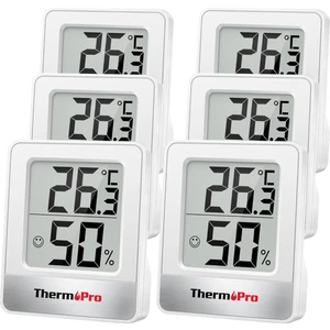 Thermopro TP49W Mini Iç Mekan Dijital Isı ve Nem Ölçer Termometre 6 Adet