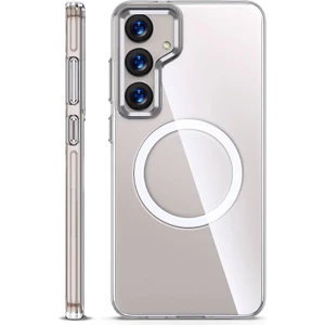Apsuwa Samsung Galaxy S25 Plus Kılıf Wlons Magsefe Özellikli Şeffaf + Ekran Koruyucu