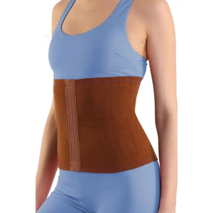 Yün Bel Korsesi Kahverengi, Bel Kuşağı Bandajı, Sıcak Tutar Elastik