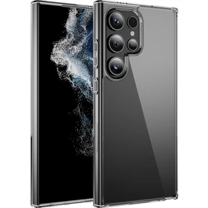 Samsung Galaxy S25 Ultra Kılıf Sert Pürüzsüz Şeffaf Droga Kapak