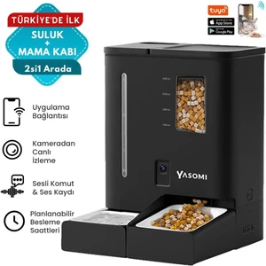 DU-F03V Smartpaw+ 4l/5l Kapasiteli Şarjlı Akıllı Otomatik mama ve su kabı