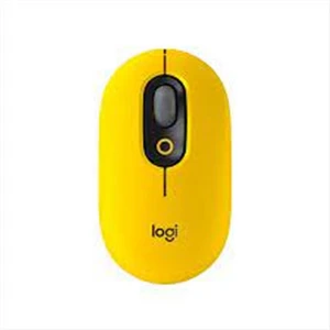 910-006546 POP Emoji Sarı Optik Kablosuz Mouse