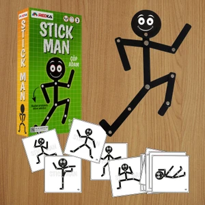Stick Man Çocuklar Için Eğitici Aktivite Oyuncağı Bionic Man  Oyuncağı