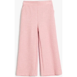 Cep Detaylı Geniş Paça Tüvit Pantolon