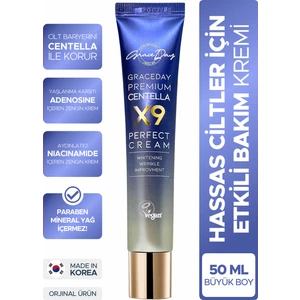 Hassas Ciltler Için Yatışmış Görünüm Sağlayan Centella Içeren Vegan Bakım Kremi Grace Day X9CENTELLA