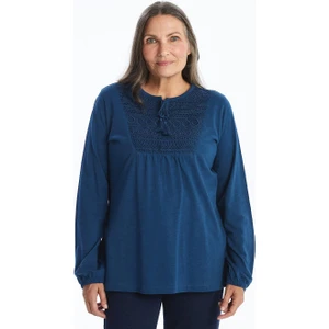 Lcw Grace Bağlamalı Yaka Nakışlı Kadın Bluz