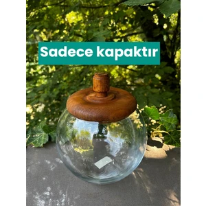 Ahşap Fanus Kapağı,kavanoz Kapağı
