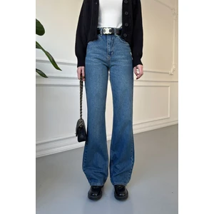 Orijinal Boru Paça Pantolon- Koyu Mavi