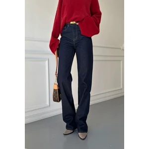 Orijinal Boru Paça Pantolon- Mavi