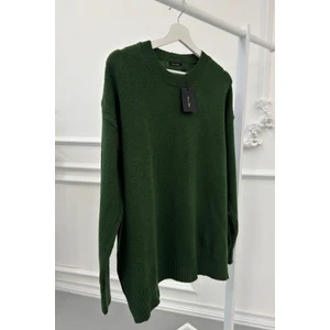 Bisiklet Yaka Basic Orijinal Kazak- Yeşil