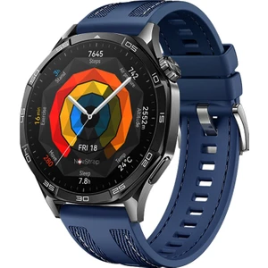 Huawei Watch Gt5 46mm Gt5 Pro Gt4 46mm Gt3 46mm Gt3 Pro Se Gt2 ile Uyumlu Kordon (22 mm) Hybrid Dikişli Kumaş Silikon