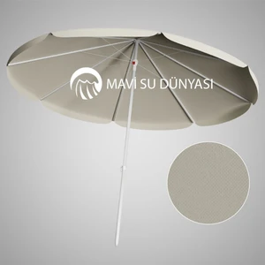 Mavi Su Dünyası Plaj Deniz Bidonlu Balkon Şemsiyesi 2 Metre 10 Telli