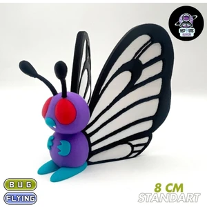 #0012 Butterfree Pokemon Figürü