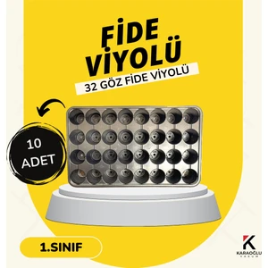 Fidelik Viyol 10 ADET 32 Göz Fide Viyolü Fide Altlığı Tohum Yetiştirme Kabı