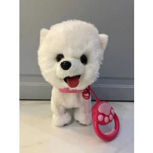 Müzikli Yürüyen Havlayan Yalayan Kuyruk ve Başını Sallayan Ses Kaydını Tekrarlayan Peluş Köpek