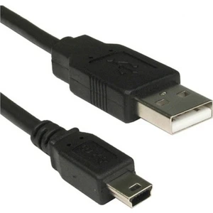 5 Pin Mini USB Kablo - Dualshock 3 Kol Şarj Kablosu Sixaxis Kablo - 1.5 Metre