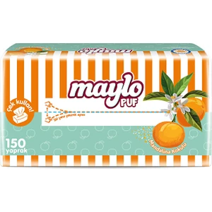 Puf Mendil - Mandalina Kokulu - 150'LI