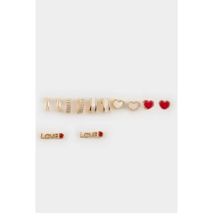 Kadın 6'lı Gold Küpe E4061AXNS