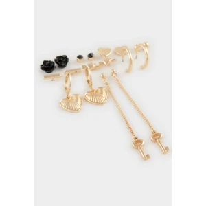 Kadın 9'lu Gold Küpe E4447AXNS