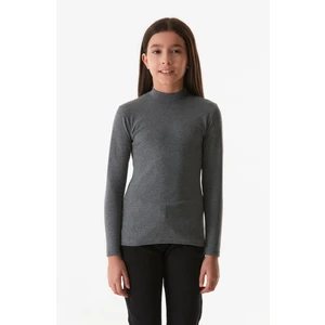 Basic Dik Yaka Kız Çocuk Body