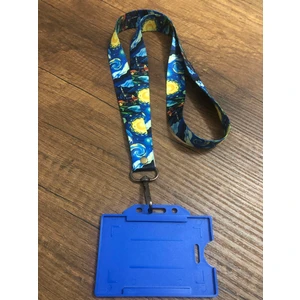 YILDIZLI GECE yorum temalı Boyun Askı Ipi ve Yaka Kartlık