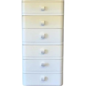 6 Kat Çekmeceli Takı Makyaj Kutusu Kozmetik Düzenleyici Modüler Çekmece Ofis Masa Üstü Düzenleyici