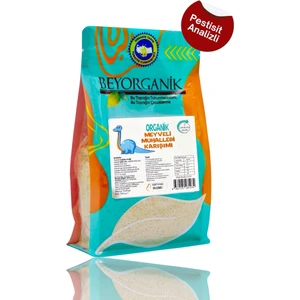 ORGANİK Meyveli Muhallebi Karışımı 200gr (Üç Meyveli) (Pestisit ve Aflatoksin Analizli)