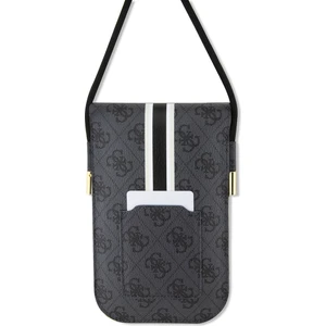 Lisanslı Kadın Omuz Çantası 4g Desenli Askılı Mıknatıs Kapamalı Günlük Çanta Siyah