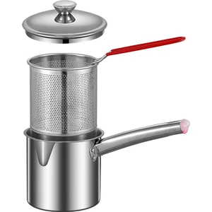 Derin Kızartma Tencere, Küçük Kızartma Tencere, Çok Amaçlı Paslanmaz Çelik Sepetler, Aşınmaya Dayanıklı Tava, Derin Kızartma Tencere, Ev Için Pişirme Tencere (Yurt Dışından)