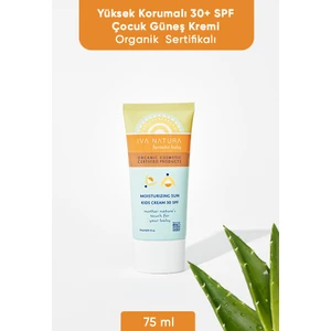 IVA NATURA Organik Nemlendirici ve Koruyucu 30 SPF Çocuk Güneş Kremi 75 ML