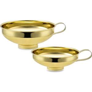 Paslanmaz Çelik Ev Tipi Geniş Ağızlı Huni Altın (Yurt Dışından)