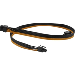 6pin Erkek - Çift 8 Pinli (6+2) Pcıe Gpu Güç Kablosu ve Psu Için 23,5 Inç+7,8 İNÇ(60CM+20CM) (Yurt Dışından)