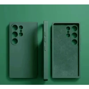 M.TK Moveteck Samsung Galalaxy S25 Ultra Kılıf Lansman Kamera Korumalı İçi Kadife Yumuşak Renkli Silikon Mat Hisli Süet Liquid