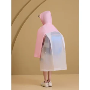 Kendi Desenini Yarat! Çanta Bölmeli Su Geçirmez Çocuk Yağmurluk