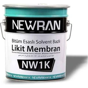 Newkim Newran Nw-1k Bitüm Esaslı Solvent Bazlı Likit Membran 18 kg