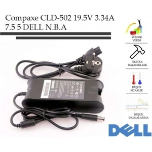 CLD-502 65W 19.5V-3.34A 7.4-5.0 Dell Notebook Adaptörü