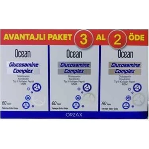 Ocean 3 Al 2 Öde Glukozamin Kompleks Glucosamıne Kontroıtın Msm 60 Tablet