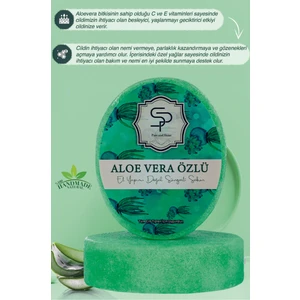 Pure and Shine Aloevera Özlü El Yapımı Doğal Süngerli Sabun